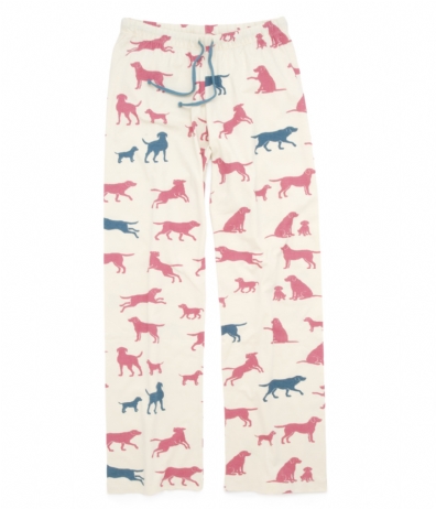 カナダHatley社ニット素材のパジャマパンツ(pink)Lサイズ