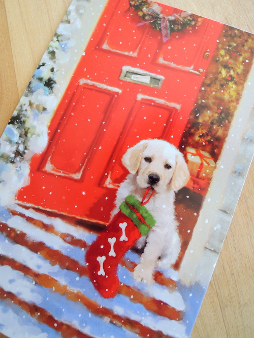 イギリス製クリスマスカード-サンタはいるの?